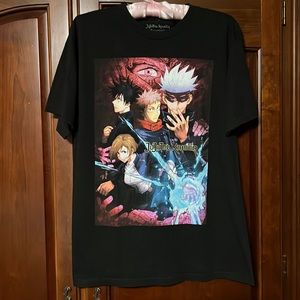 JUJUTSU KAISEN black tee shirt Size L